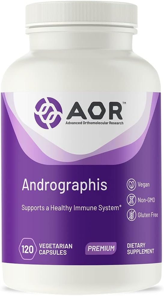 AOR Andrographis Herbal Supplement - 120 Capsules for Immune Support