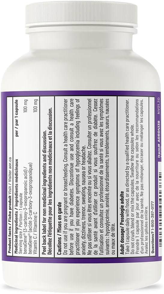 AOR benaGene Dietary Supplement for Healthy Aging, Energy, and Longevity - 30 Capsules