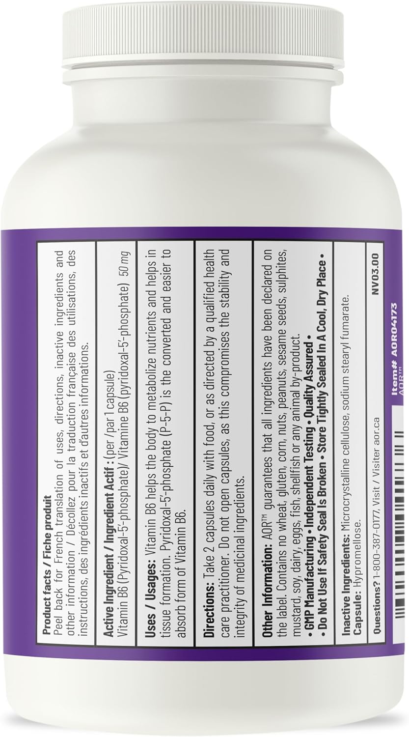 AOR P5P 60 CT - Advanced Orthomolecular Research Supplement