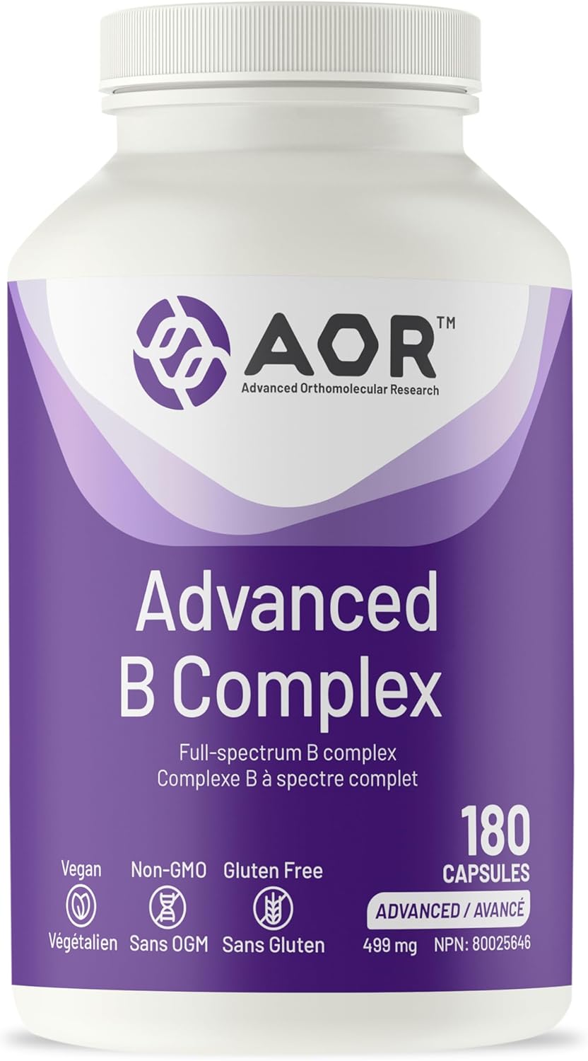 AOR SPO Advanced B Complex Capsules - 180 Count