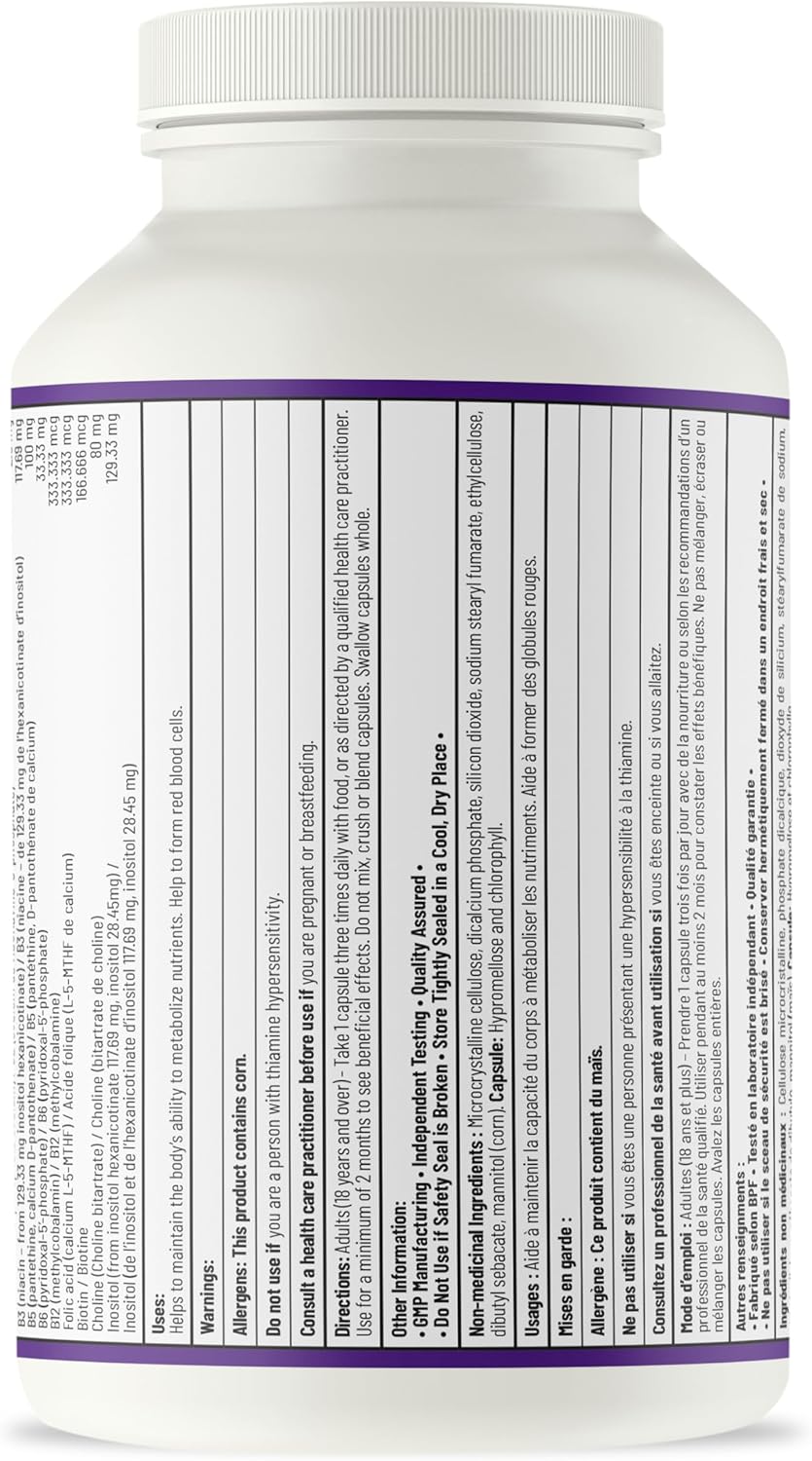 AOR SPO Advanced B Complex Capsules - 180 Count