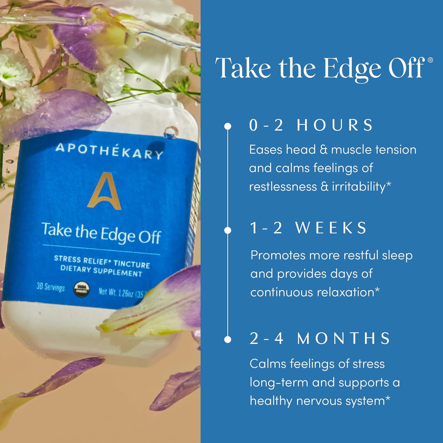 Apothékary All Day Stress Duo Herbal Supplement Bundle: Take The Edge Off and Wine Down - BoostGo Australia
