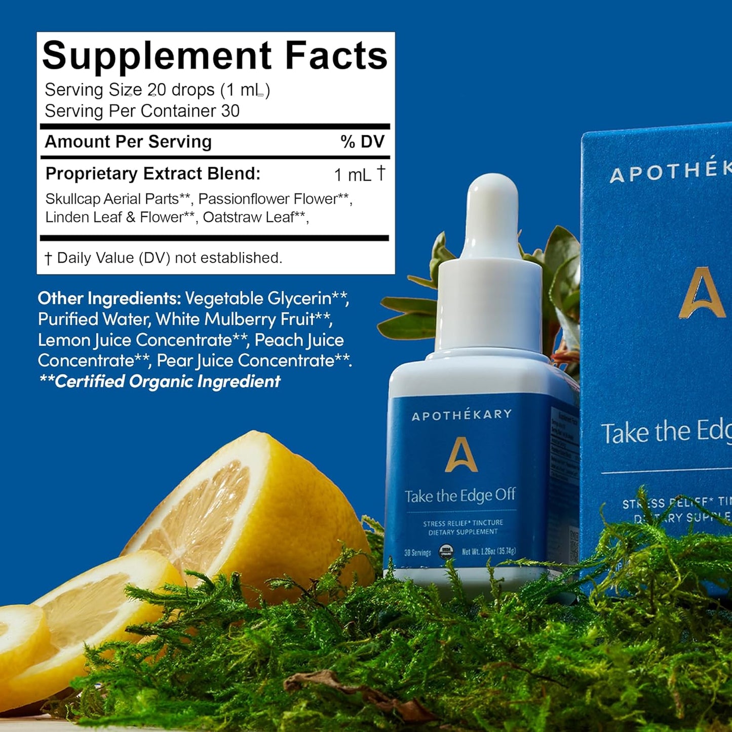 Apothékary All Day Stress Duo Herbal Supplement Bundle: Take The Edge Off and Wine Down - BoostGo Australia