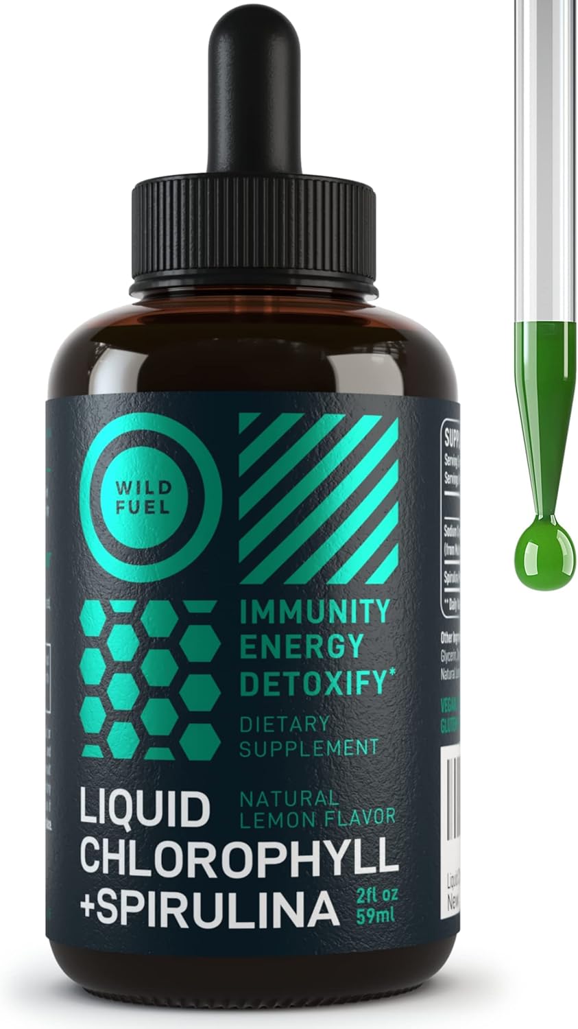 Appetite Suppressant and Liquid Chlorophyll Drops Detox Bundle by WILD FUEL