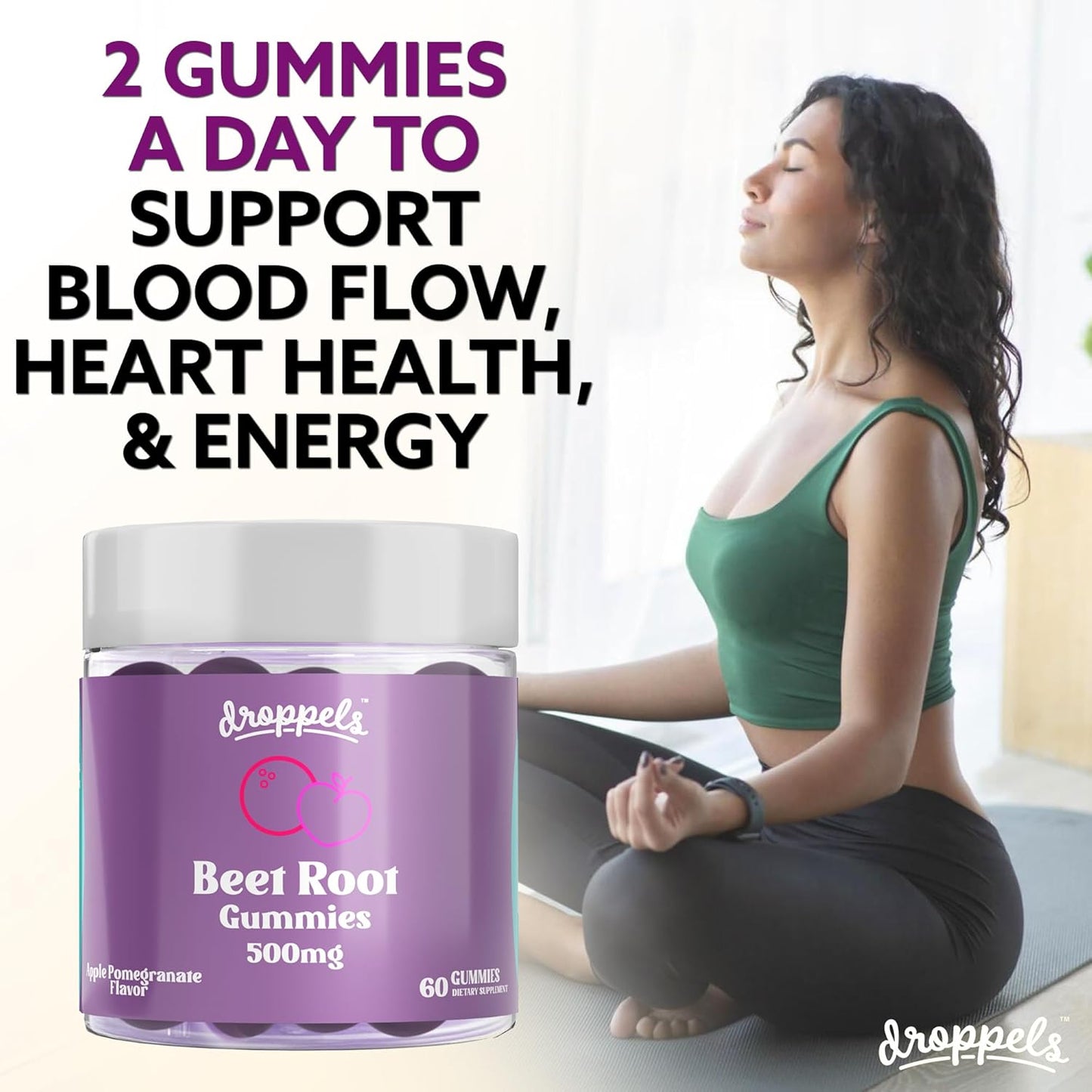 Apple Cider Vinegar & Beet Root Gummies Bundle for Wellness & Vitality - Vegan, Non-GMO, Gluten-Free - Raspberry & Apple Pomegranate Flavor