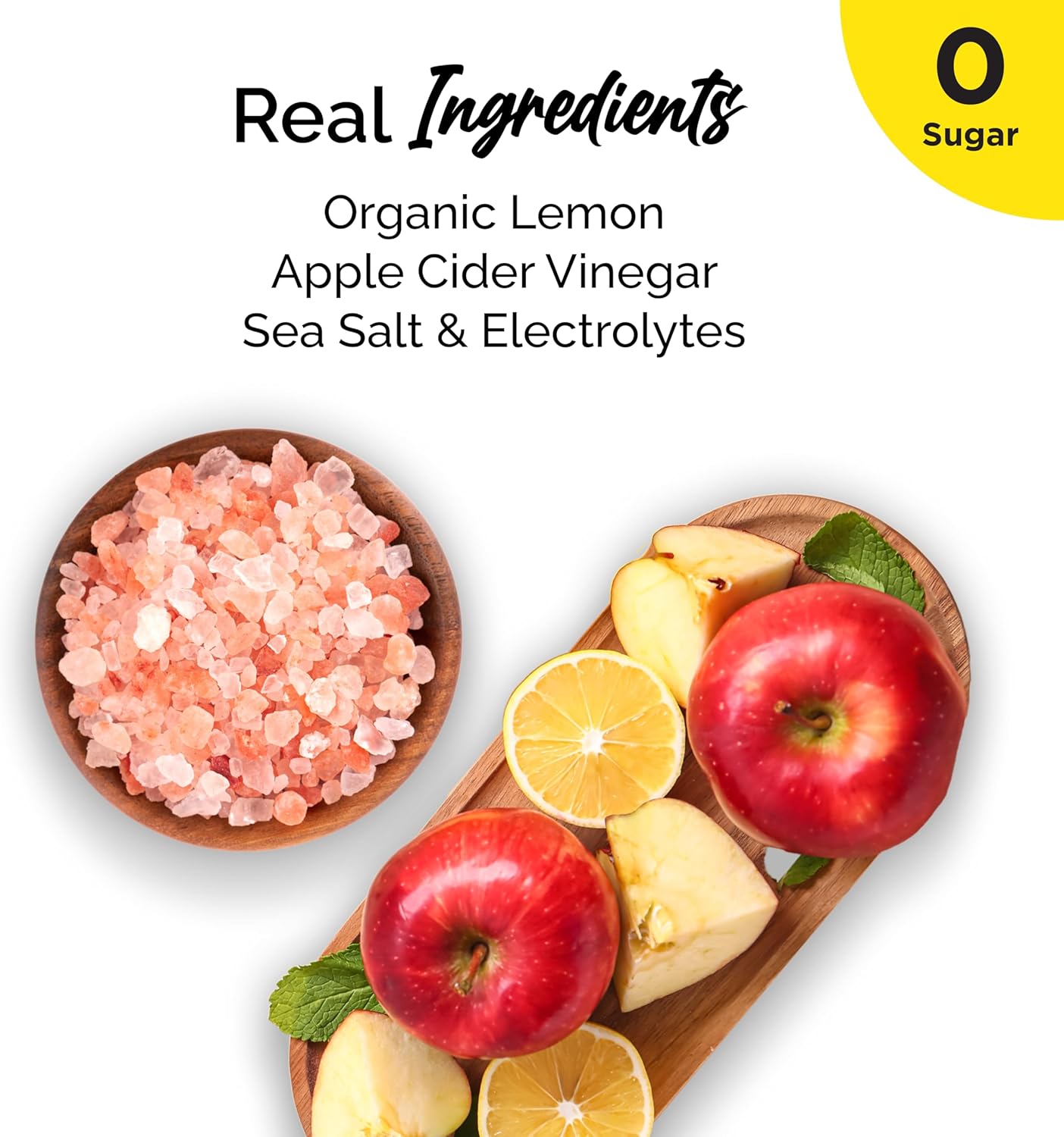 Apple Cider Vinegar Electrolyte Powder Packets for Daily Hydration - 5 ct