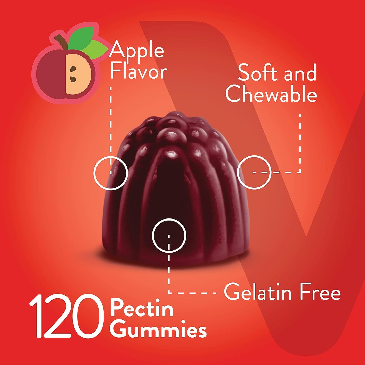 Apple Cider Vinegar Gummies with Ginger 1,000mg - Detox Cleanse for Weight Loss and Immune Support - Vegan, Gluten Free, Gelatin Free - Chewable Apple Flavored Gummy - BoostGo Australia