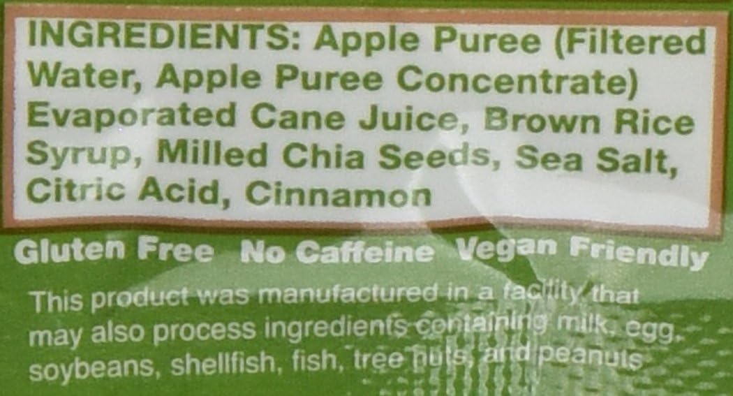 Apple Cinnamon Huma Chia Energy Gel - 12 Pack for Endurance Exercise