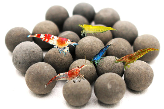 Aquatic Industries Shrimp Tourmaline Balls: Boost Health, Color, Shedding, Breeding & Survival (20 Pack)