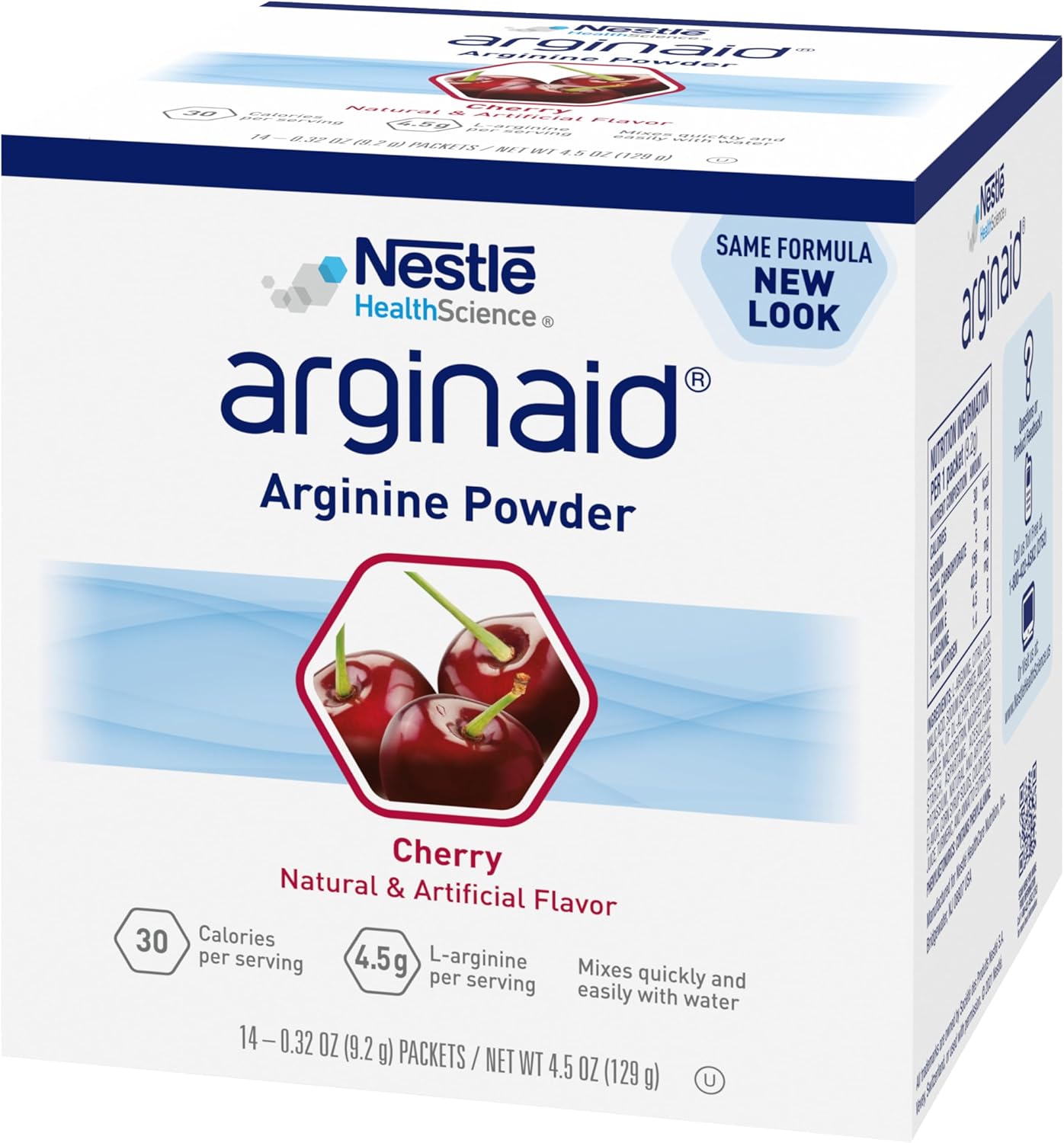 Arginaid Cherry 0.32-Ounce Packets - Pack of 56 - Varying Packaging