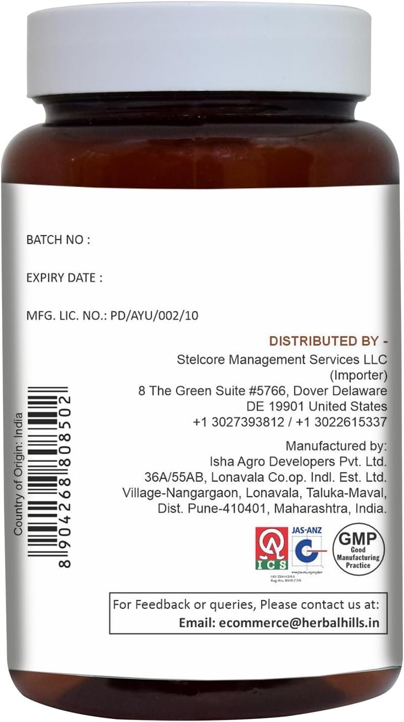 Arjuna Capsules 500mg - 120 Count | Standardized Extract Health Supplements with Arjuna Bark Extract by HERBAL HILLS