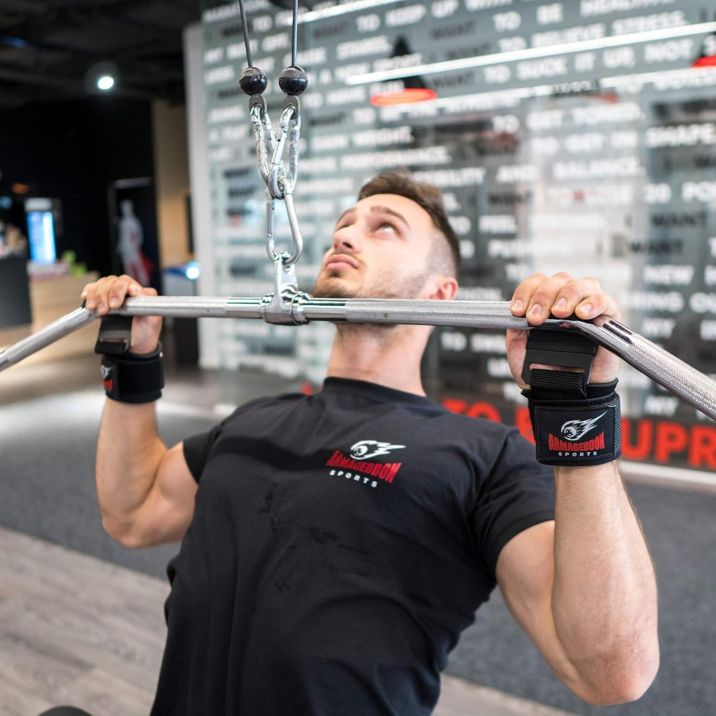 ARMAGEDDON SPORTS Premium Deadlift Straps & Weight Lifting Grips for Enhanced Gym Performance