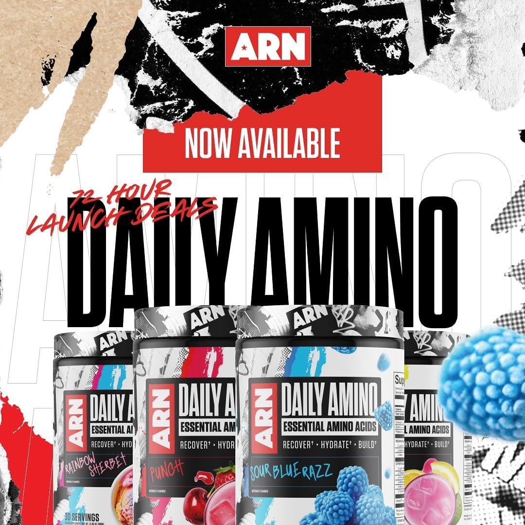 Arms Race Nutrition Daily Amino Essential Amino Acids - 30 Servings Punch Flavor