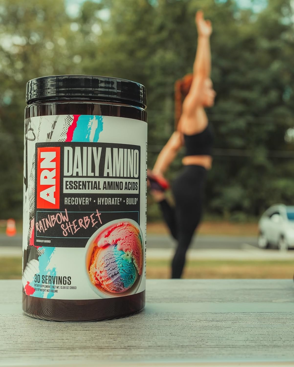 ARN Daily Amino: Essential Amino Acids Supplement (Sour Blue Razz, 30 Servings) by Arms Race Nutrition