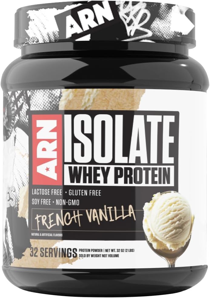ARN Isolate Whey Protein - 32 Servings, French Vanilla by Arms Race Nutrition
