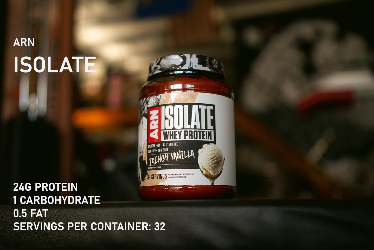 ARN Isolate Whey Protein - 32 Servings, French Vanilla by Arms Race Nutrition