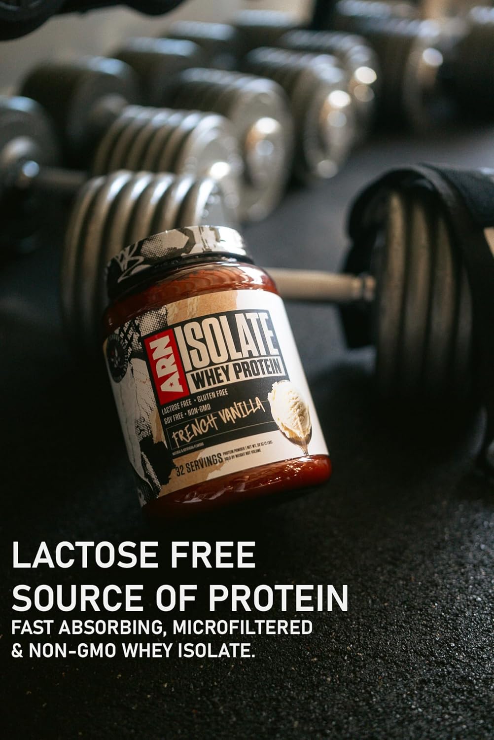 ARN Isolate Whey Protein - 32 Servings, French Vanilla by Arms Race Nutrition