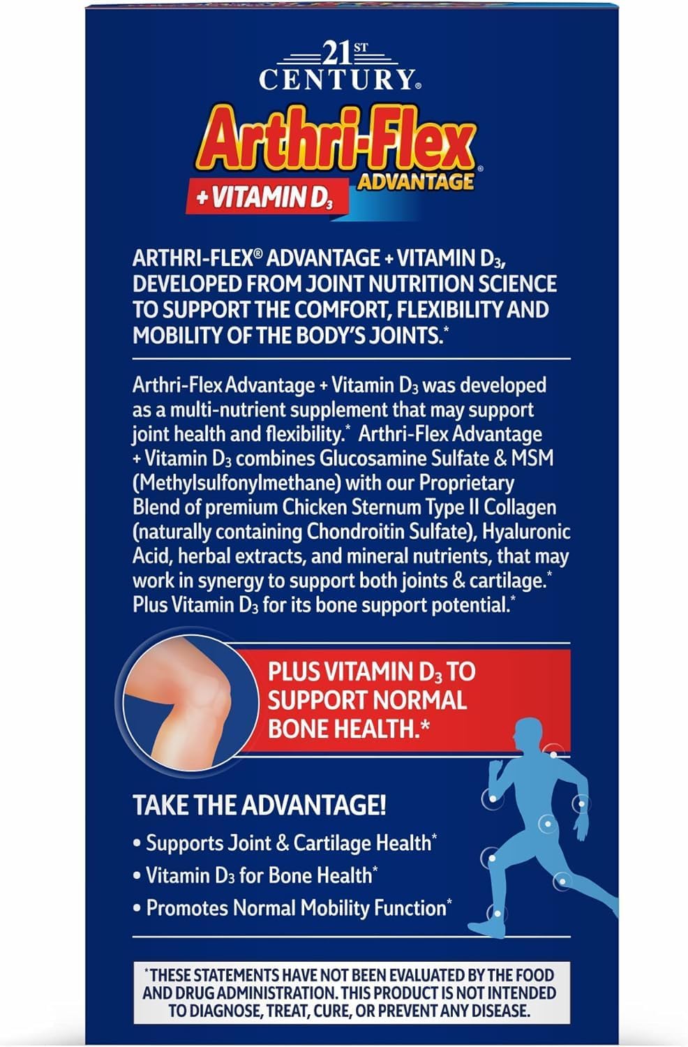 Arthri-Flex Glucosamine Chondroitin MSM Advantage Tablets - 120 Count - WASOTO Brand