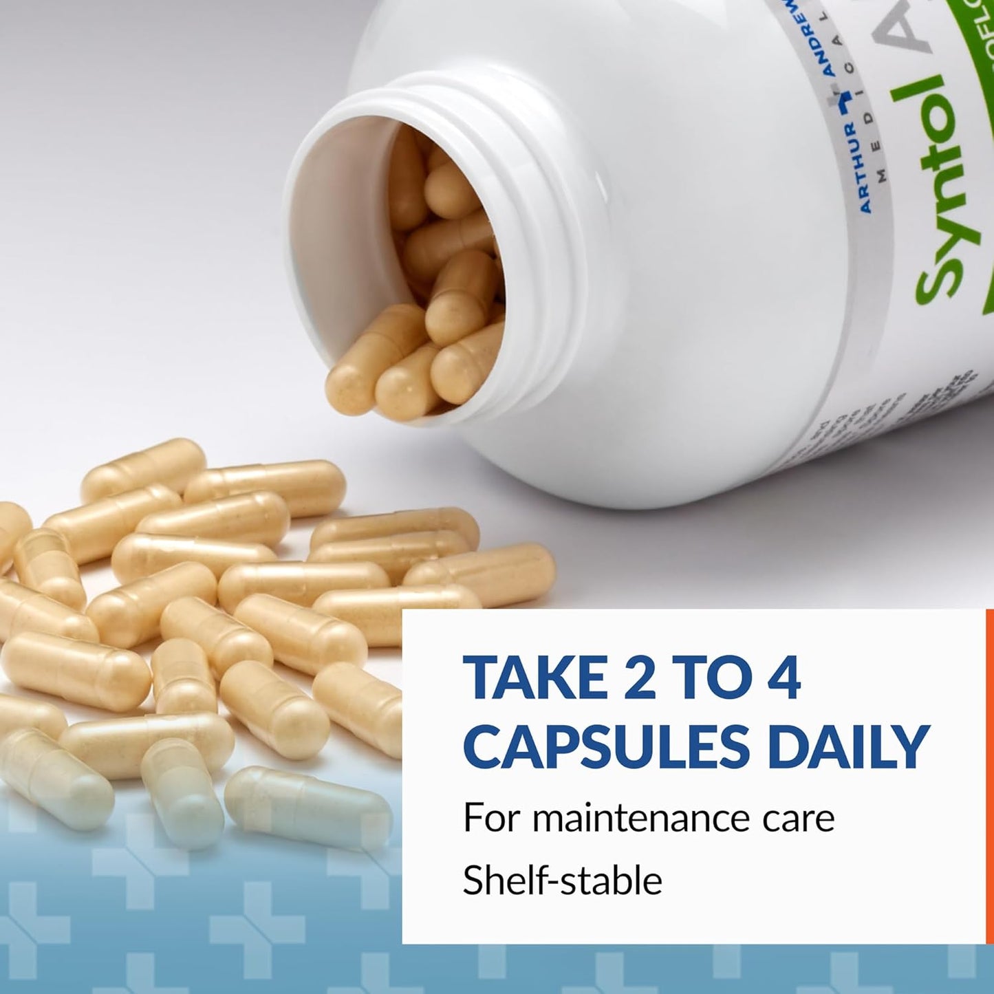 Arthur Andrew Medical Syntol: 90 Capsules of 3-in-1 Probiotic, Prebiotic Fiber, and Yeast Cleansing Enzymes