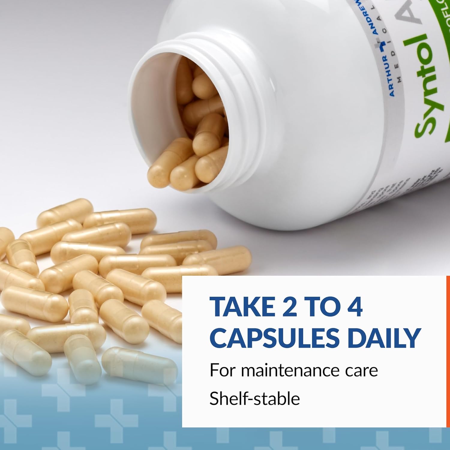 Arthur Andrew Medical Syntol: 90 Capsules of 3-in-1 Probiotic, Prebiotic Fiber, and Yeast Cleansing Enzymes