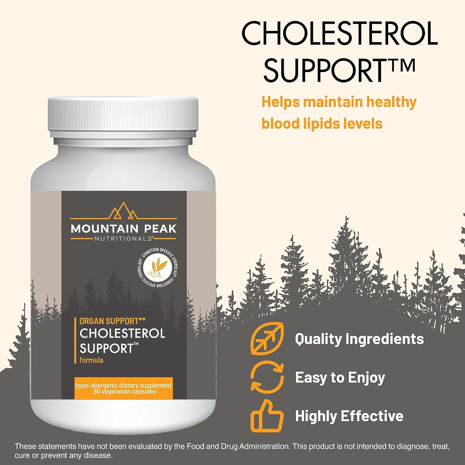 Artichoke Extract Cholesterol Support Supplement - Promotes Healthy Cholesterol Levels - Hypoallergenic Vegetarian Capsules - 90 Count