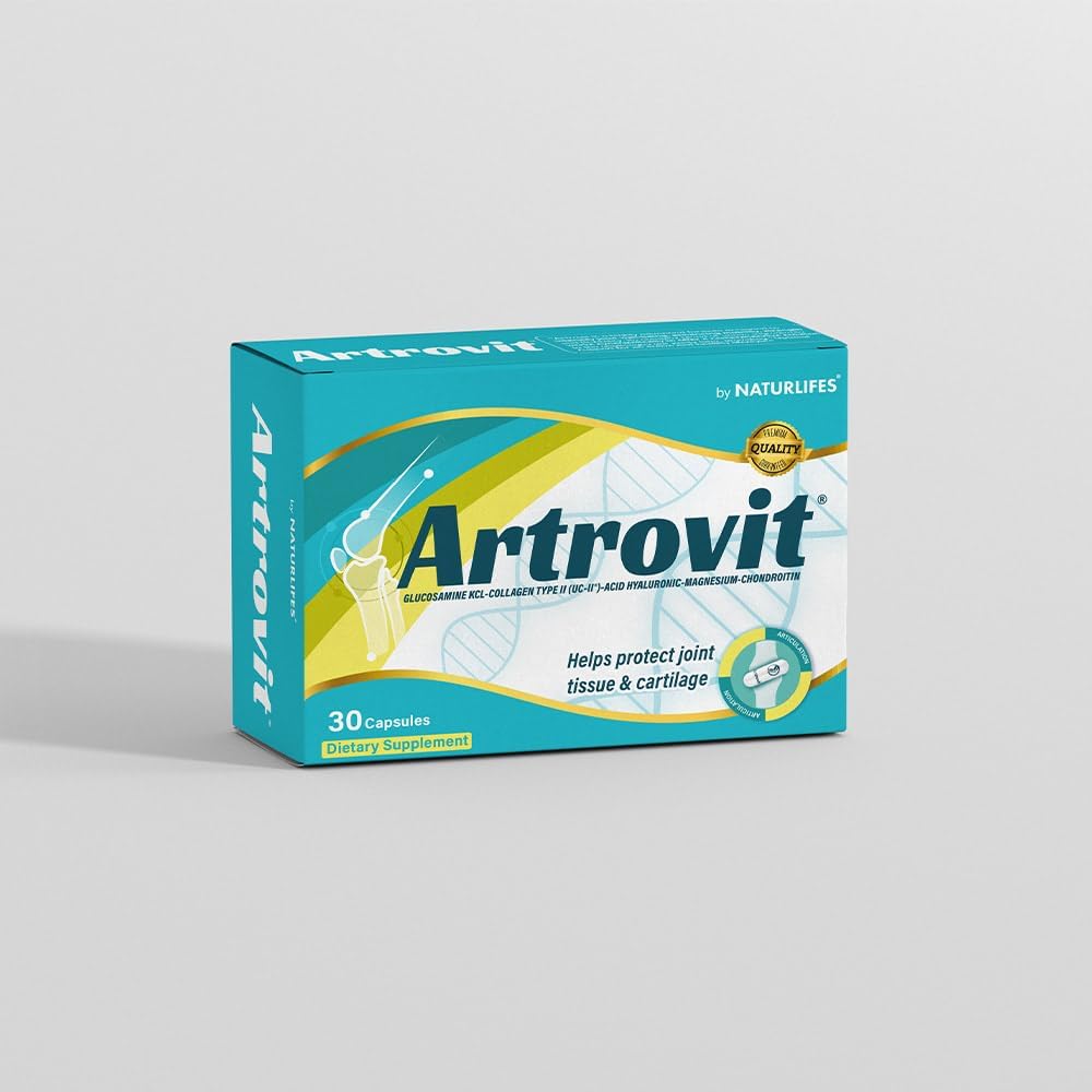 Artrovit 30 Capsules - Maximum Strength Joint Support with 95% Hyaluronic Acid and Collagen