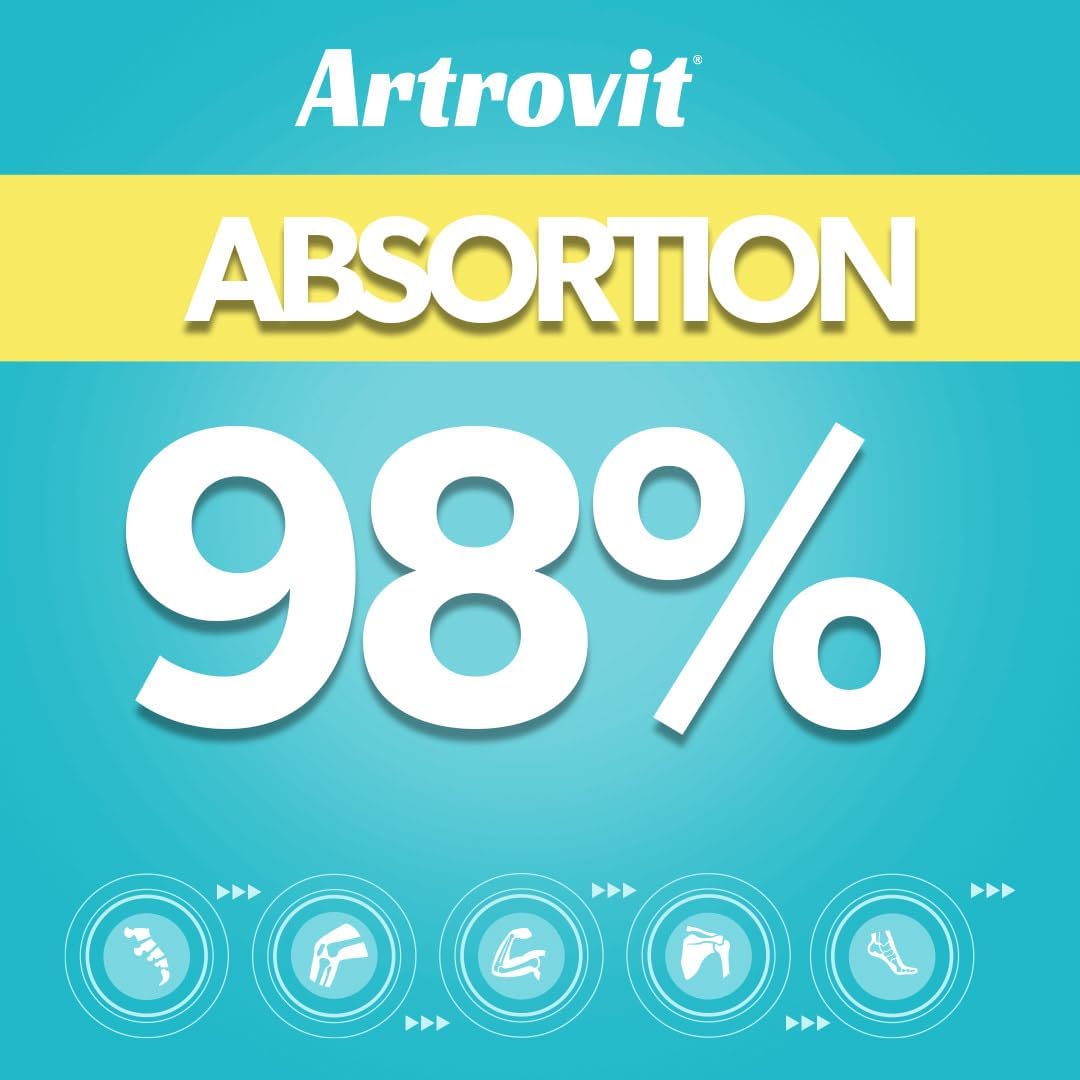 Artrovit 30 Capsules - Maximum Strength Joint Support with 95% Hyaluronic Acid and Collagen