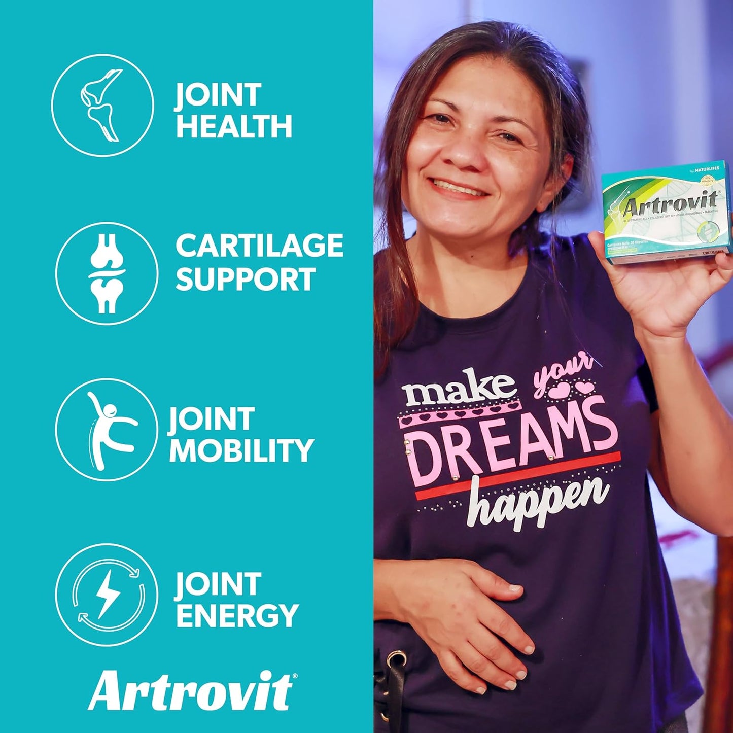 Artrovit 30 Capsules - Maximum Strength Joint Support with 95% Hyaluronic Acid and Collagen