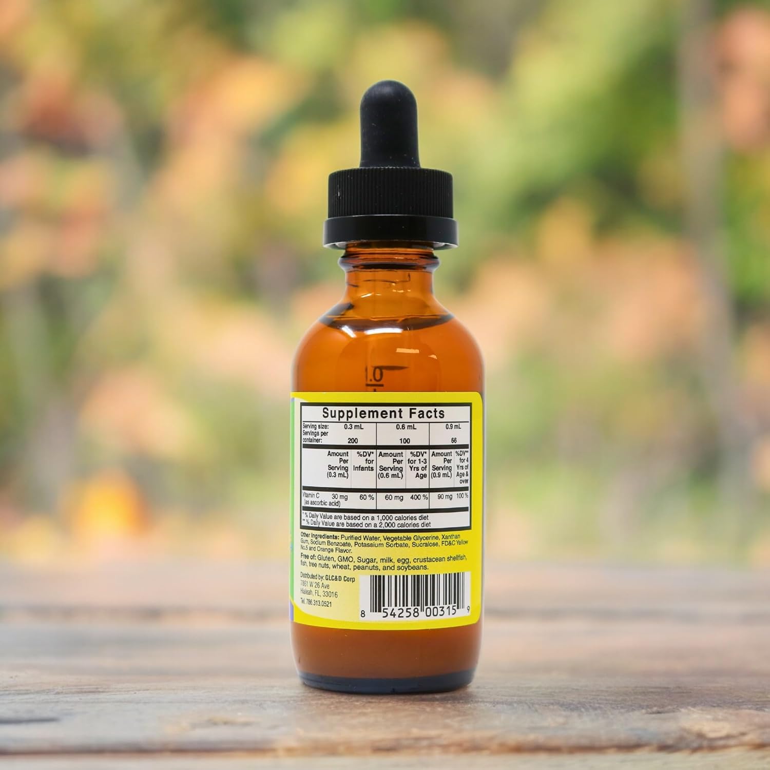 ARYMAR Children's Vitamin C Drops - Immune Support & Antioxidant - Orange Flavor - 2 Fl Oz/Pack of 1