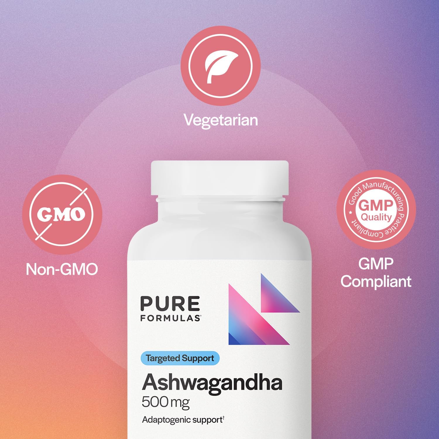 Ashwagandha 500mg Capsules - Natural Adaptogen Supplement for Stress Relief and Joint Health - Non-GMO Formula with 120 Capsules