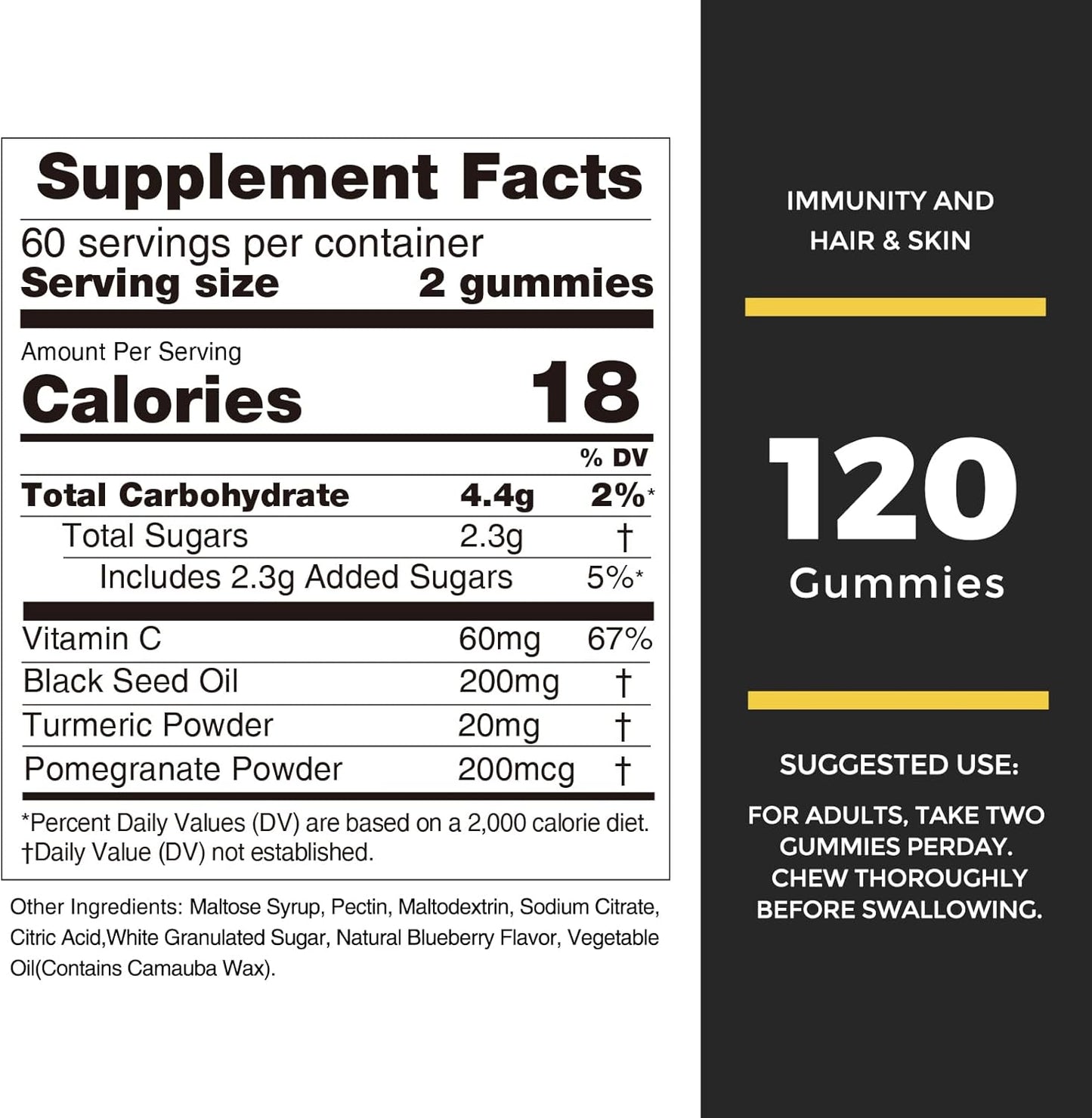 Ashwagandha and Black Seed Oil Gummies for Natural Wellness and Immune Support
