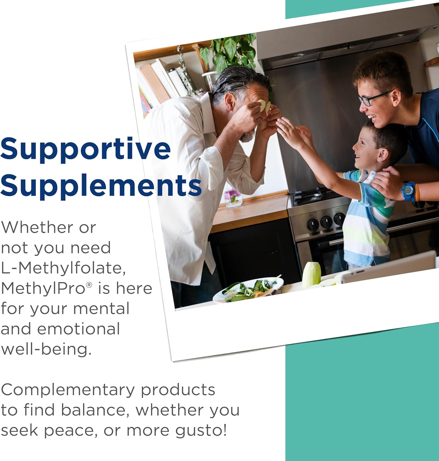 Ashwagandha Complex with Magnesium & L-Theanine for Brain Health and Calm - Supports Balance with L-Methylfolate - 60 Capsules