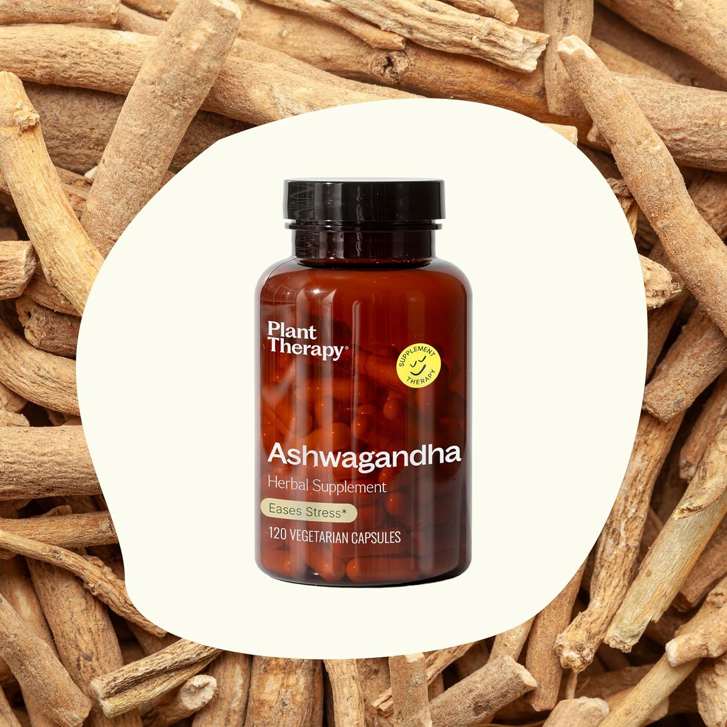 Ashwagandha & Tart Cherry with Elderberry Supplement Capsules for Plant Therapy