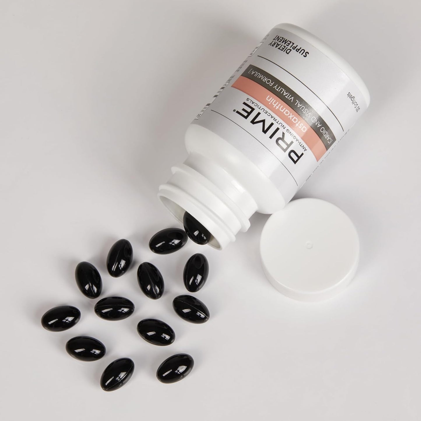 Astaxanthin Cardio and Visual Vitality Formula - Anti-Aging Nutraceuticals for Optimal Cardiovascular Health - 30 Soft Gels