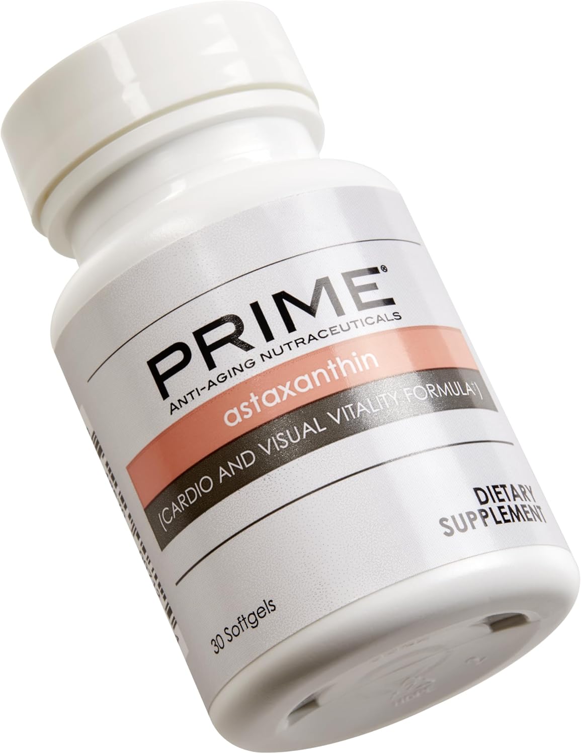 Astaxanthin Cardio and Visual Vitality Formula - Anti-Aging Nutraceuticals for Optimal Cardiovascular Health - 30 Soft Gels