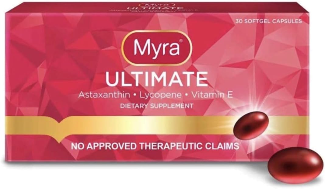 Astaxanthin, Lycopene, and Vitamin E Softgel Capsules - 30 Count