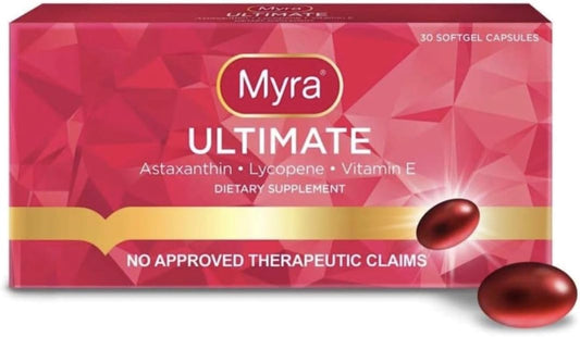 Astaxanthin, Lycopene, and Vitamin E Softgel Capsules - 30 Count