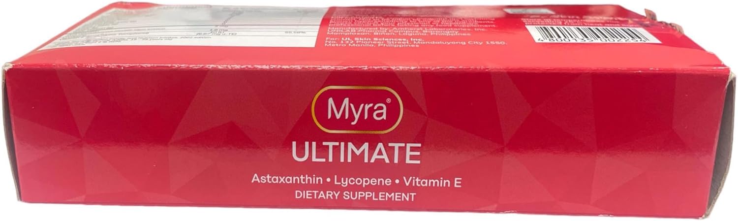 Astaxanthin, Lycopene, and Vitamin E Softgel Capsules - 30 Count