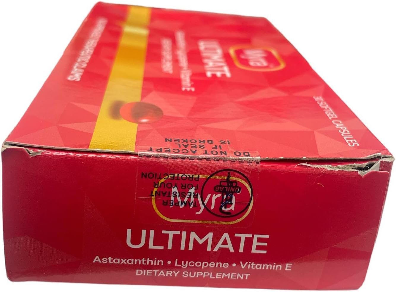 Astaxanthin, Lycopene, and Vitamin E Softgel Capsules - 30 Count