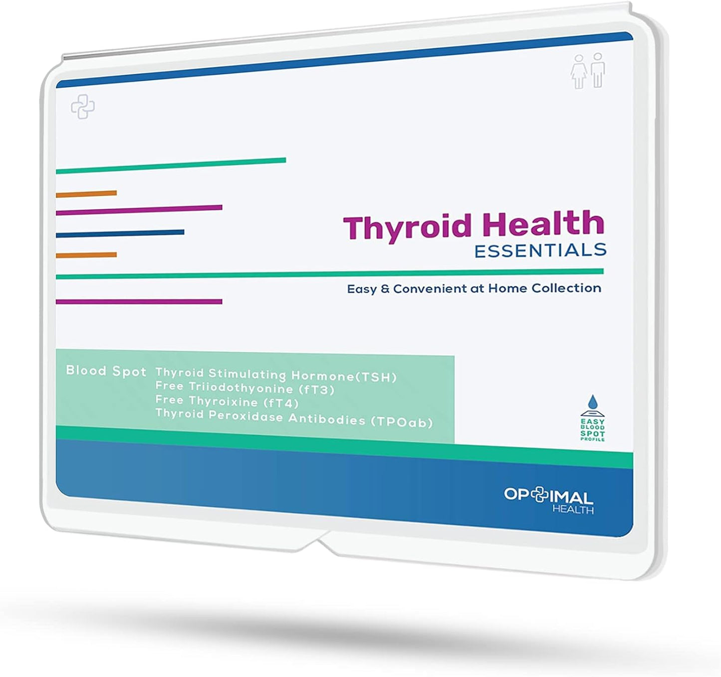 At-Home Thyroid Function Test Kit for Women and Men - Optimal Health Thyroid Testing