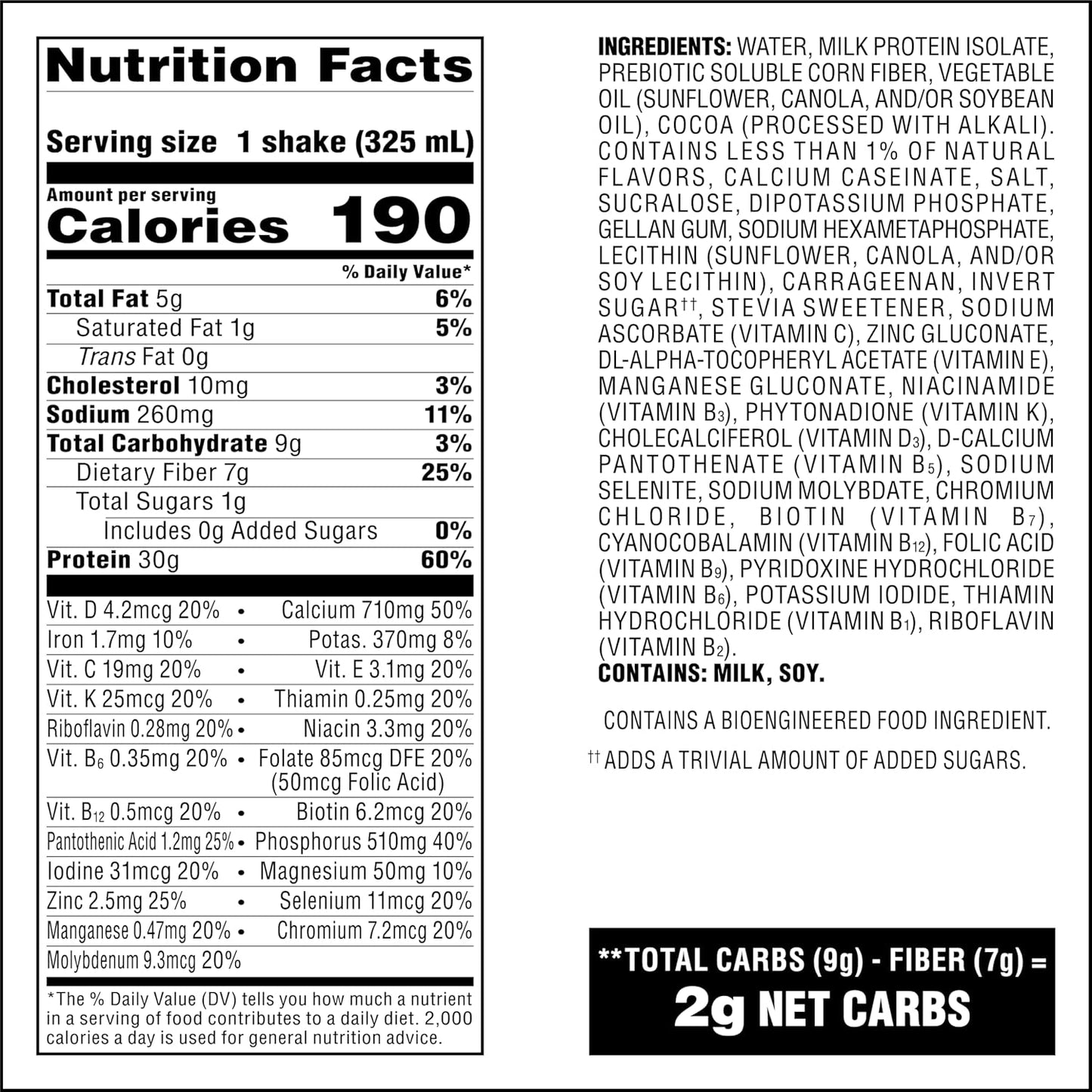 Atkins Chocolate Peanut Butter High Protein Shake, 30g Protein, 7g Fiber, Muscle & Gut Health, 12 Pack