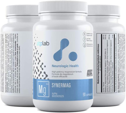 ATP LAB Ultra High Potency Magnesium Complex Supplement with Vitamin B6 - 90 Capsules for Maximum Absorption