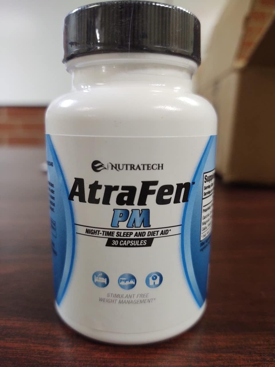Atrafen PM - Nighttime Diet Pill, Appetite Suppressant, and Sleep Aid. Boost Metabolism, Burn Fat, and Curb Late Night Cravings.