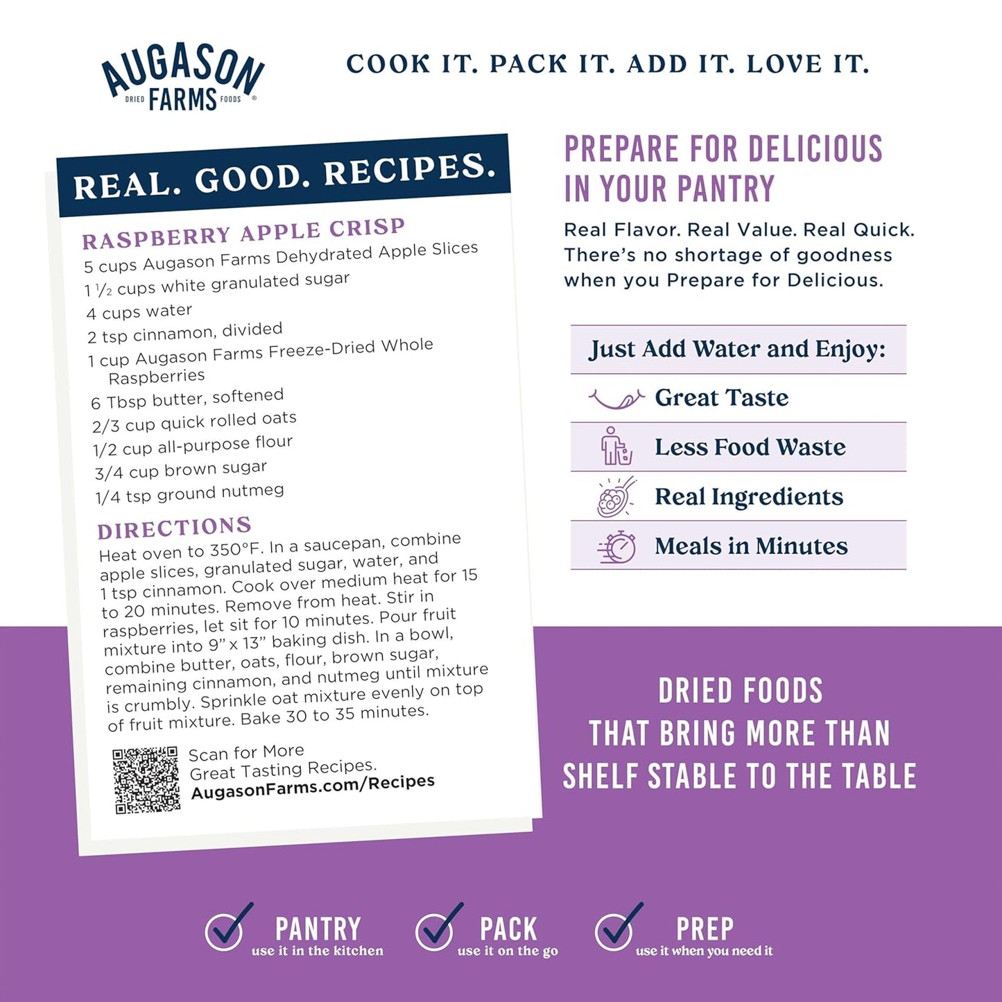 Augason Farms Freeze Dried Whole Raspberries Can - Emergency Food Supply, 23 Servings