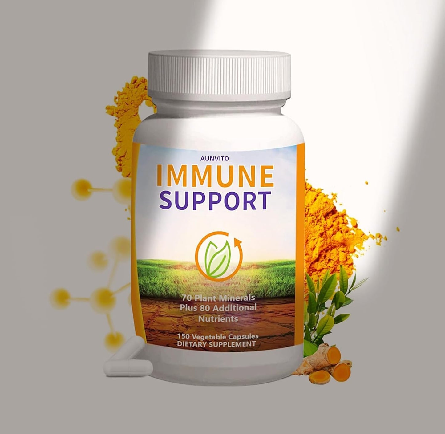 AUNVITO IMMUNO 150 Support Supplement - 1 Bottle (150 Count) for Immune System Boost