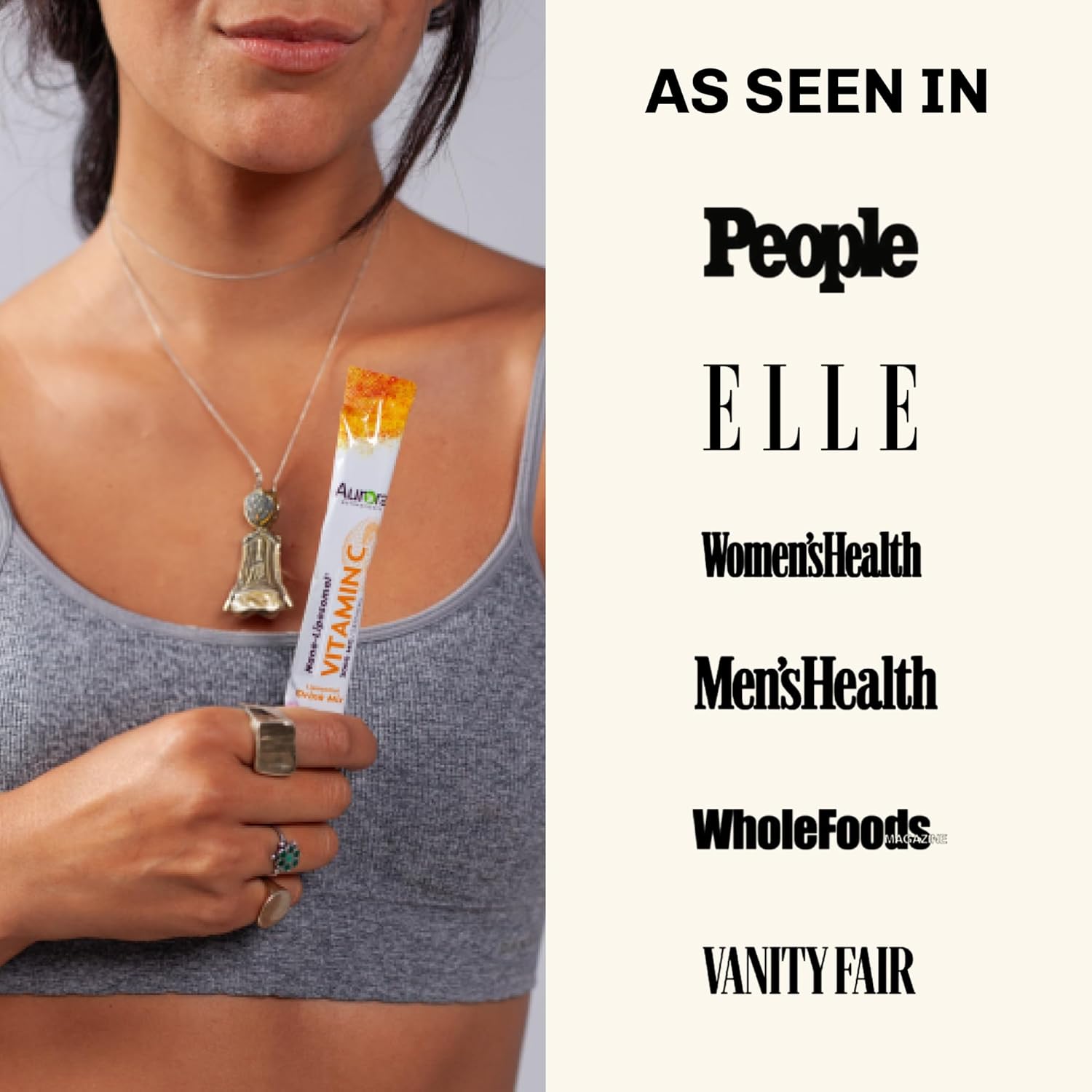 Aurora Nutrascience Nano-Liposomal Vitamin C Drink Mix - 3,000mg Immune Support - 30 Packets