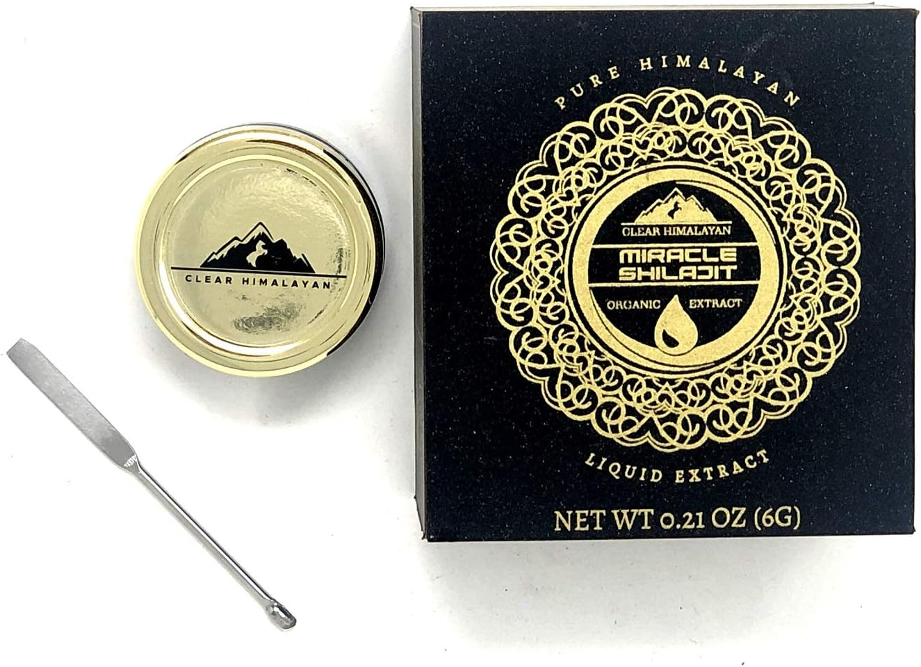 Authentic Himalayan Shilajet Resin with ISOP Fulvic Acid - Natural Source of Trace Minerals - 10g (100 Servings)