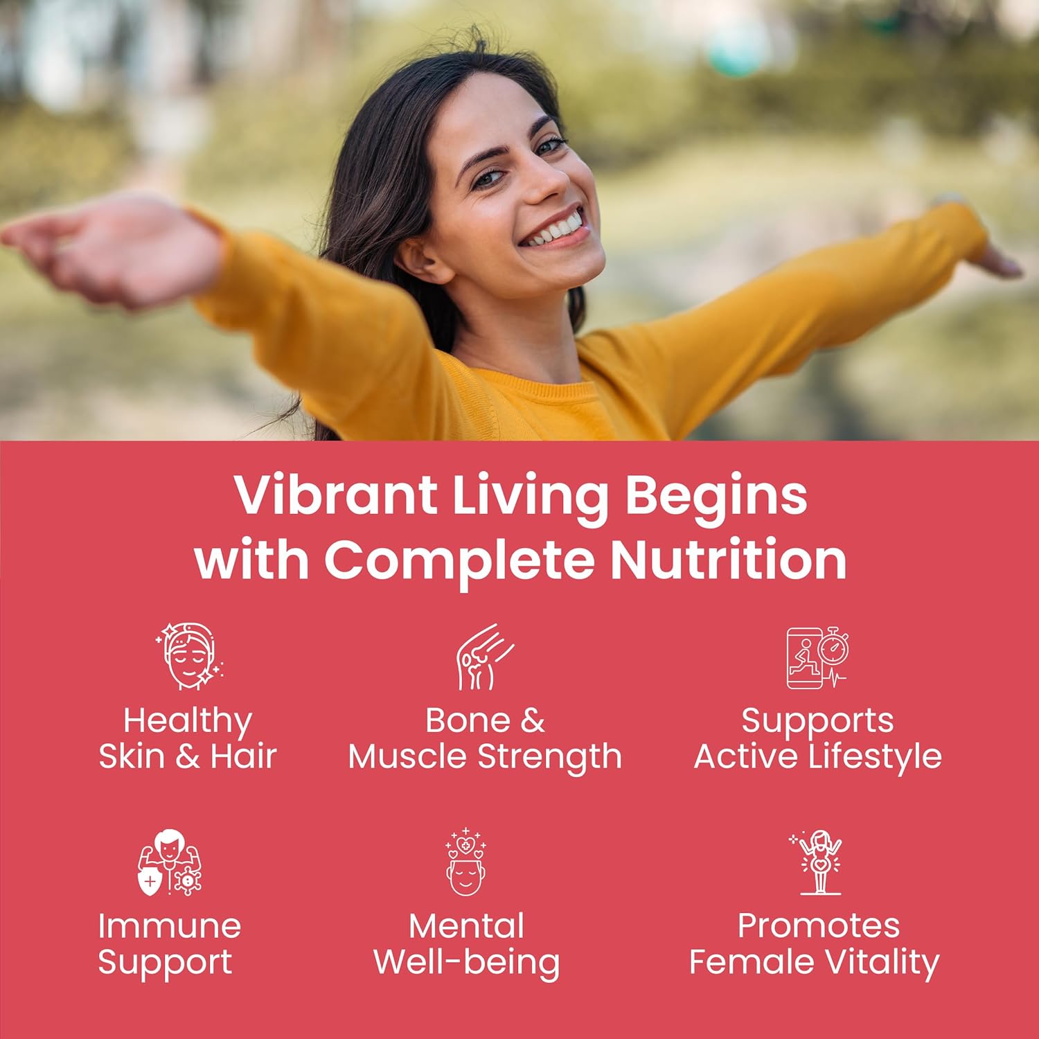 Aveda Women's Daily Multivitamin with Essential Vitamins and Minerals - 60 Capsules