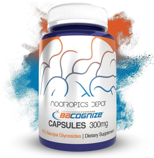 Ayurvedic BaCognize Bacopa Monnieri Capsules | 300mg x 240 | Nootropic Brain Booster for Memory, Focus, and Mood