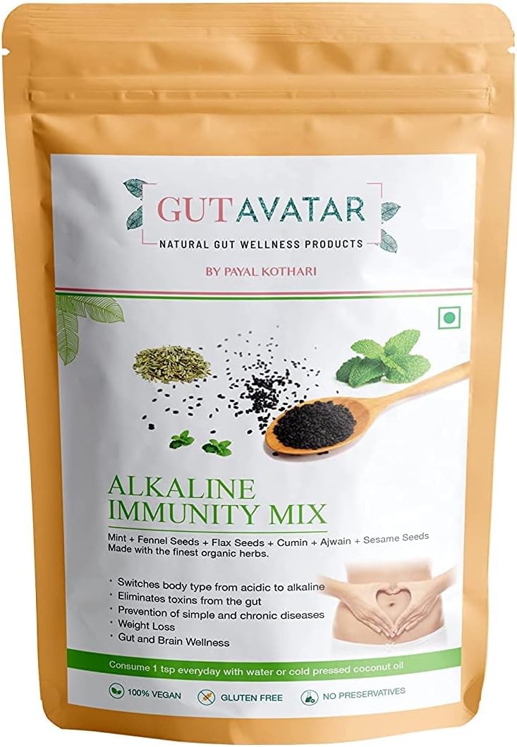 Ayurvedic Gold Alkaline Mix Powder for Immunity Boost, Slimming Formula, Gas Relief - 250g